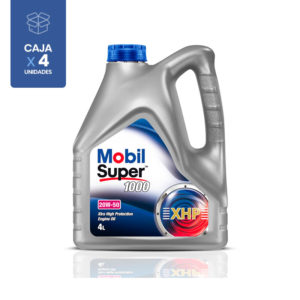 MOBIL SUPER 1000 20W-50, 4LT x 4 Uns.