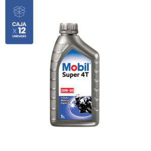 MOBIL SUPER 4T 20W-50, 1LT x 12 Uns.
