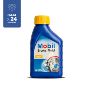 MOBIL BRAKE FLUID DOT-4, 0.355LT x 24 Uns.